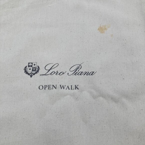 Loro Piana Dust Bag Cream Drawstring Wallet Shoe Storage Cover 15x12 - Picture 4 of 9